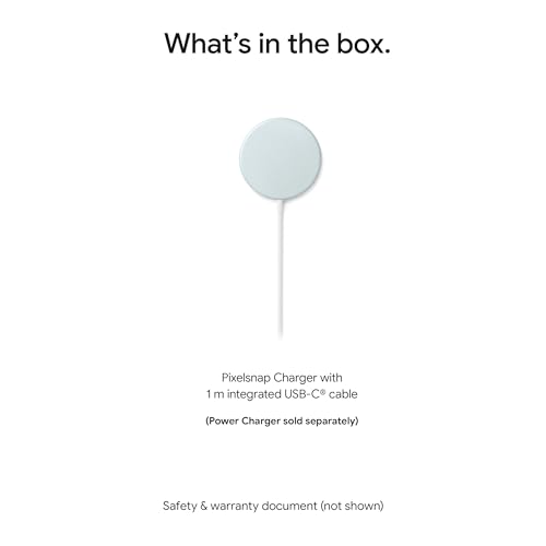 Google Pixelsnap Phone Charger - Fast-Charging 25W Qi2 Wireless Charger - Compatible with Pixel Phones and Qi-Certified Devices - Charger Adapter Sold Seperately by Google - Used condition - Image 4