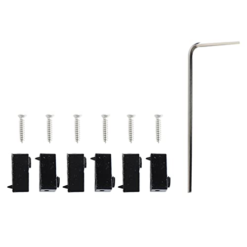 Guitar String Locking Nut 6Pcs Guitar String Locking Nuts Headless Guitar Locking Nuts Headless String Locking Nuts 1.65cm