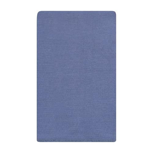 Image of Hudson Baby Unisex Baby Cotton Flannel Burp Cloths 10-Pack, Blue Cosmos, One Size