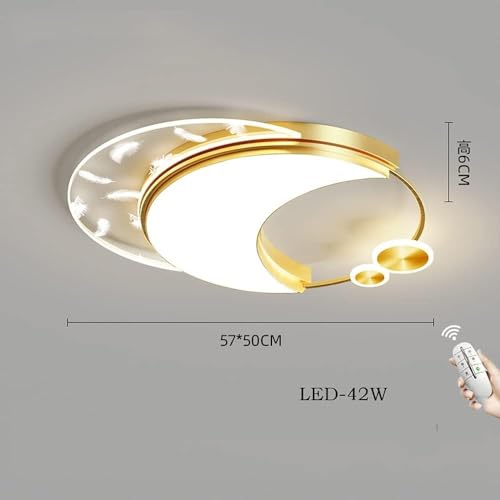 Lustre contemporain LED variable 42W avec télécommande - 4