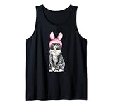 Bonito sombrero de gato con orejas de conejo de Pascua para hombres, mujeres y niños es el artículo perfecto para hombres o mujeres adultos, niños o niñas, jóvenes, adolescentes, gatos lindos gatitos y orejas de conejo, conejo de Pascua que sabes que tiene un sentido único del estilo.