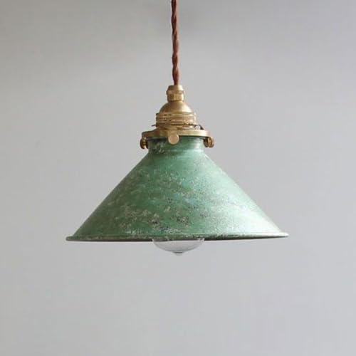 Lustre îlot de cuisine industriel rustique bleu pour salle à manger