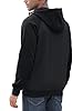 CTU Mens Zipped Hoodies Fleece Hooded Sweatshirt Pullover Hoody Jackets Jumper Tops Casual Zip Up Cardigan Black M #3