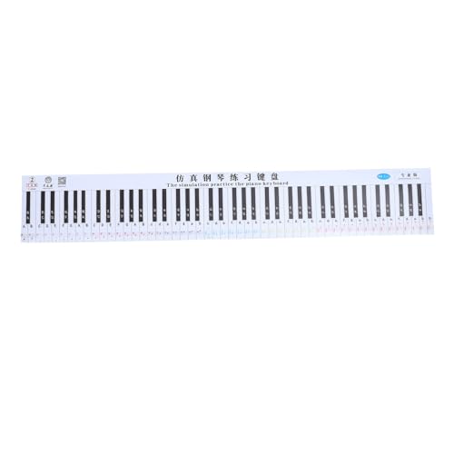 Sosoport 1Pieza Práctica de Digitación de Piano con Guía Visual Principiantes Material Duradero Impresión Clara Efectiva Notas