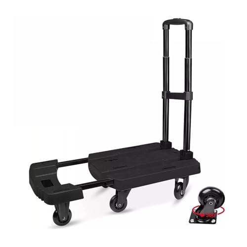 Carretilla plegable resistente 530LB con 6 ruedas