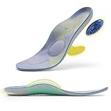 Metatarsal Arch Support Insoles for Men & Women - Comfortable Ball of Foot Pain & Neuroma Pain Relief - Full Size Orthotic Gel Inserts & Air Cushion - No Trimming Needed, Size 9 Men/11 Women