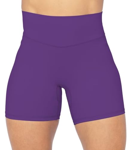 Image of Sunzel No Front Seam High Waist Biker Shorts for Women, Squat Proof Yoga Workout Gym Bike Shorts | 3, 5 Or 8-Inch Inseam, High Waisted, Tummy Control, No Front Seam, Buttery Soft, Compression Fit, Squat Proof