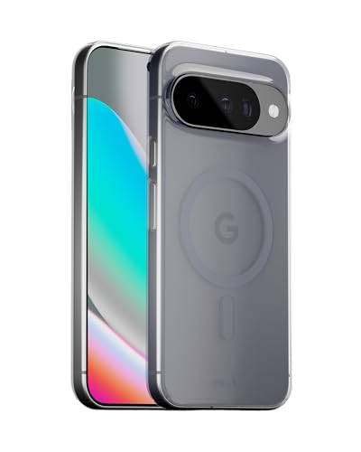 Mous Funda para Google Pixel 10/10 Pro (2025), Compatible con MagSafe y Pixelsnap, Slim y Transparente - Super Thin - Carcasa Delgada, Ultra-Fina, Antigolpes - Gris