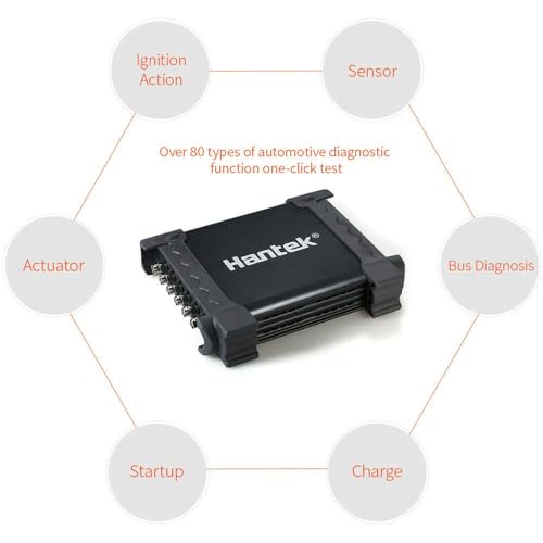 Osciloscópio digital de diagnóstico de 8 canais para PC/DAQ/gerador programável 2,4MSa/s USB largura