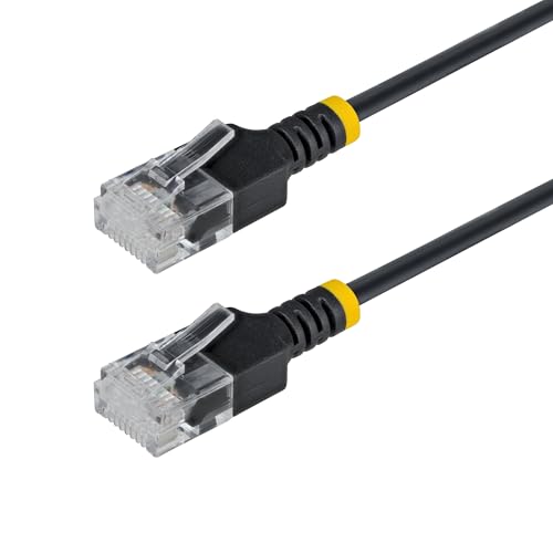 Cable Ethernet Ultra Slim CAT6a UTP 1.22 m Negro miniatura 1
