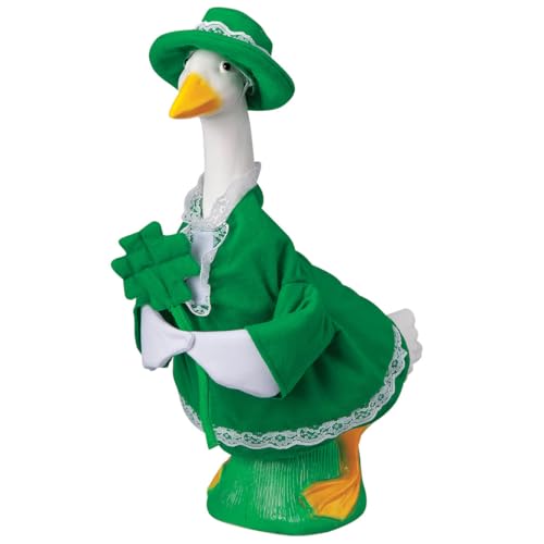 Gaggleville St. Patrick's Day Baby Goose Outfit, Fits Baby 17"