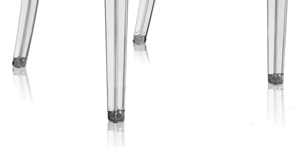 Lot de 4 bouchons en plastique originaux pour chaise Kartell Louis Ghost