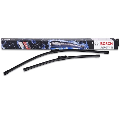 Image of BOSCH 3397014077 AeroTwin Wiper Blades - Set of 2 (30 inch & 20 inch) Top Lock 19mm | Driver and Passenger Side Original Equipment Replacement Blades