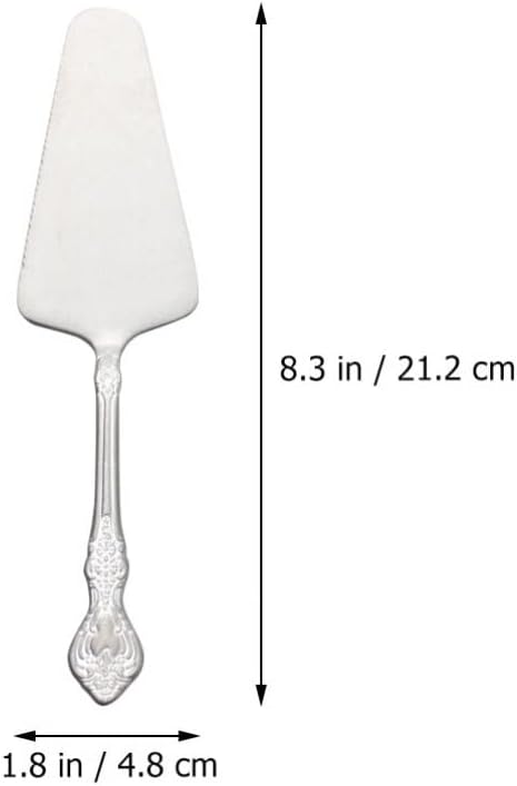 BESTonZON Cake Spatula Stainless Steel Pie Cake Spatula Dessert Pastry Pie Cake Servers Cutter Tart Dessert Slicer