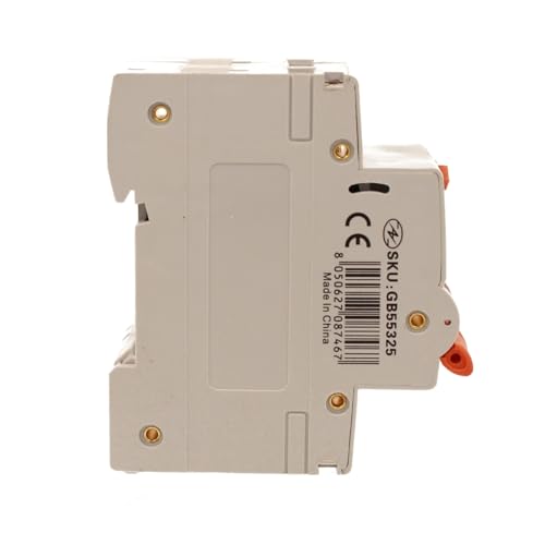 Magnetothermischer Differentialschalter 25A C25, RCBO Typ AC Kurve C, 1P+N 6kA 30mA, Doppelhebel mit visueller Diagnose, 2 DIN-Module, Serie PL8HM Elektromagnetisch