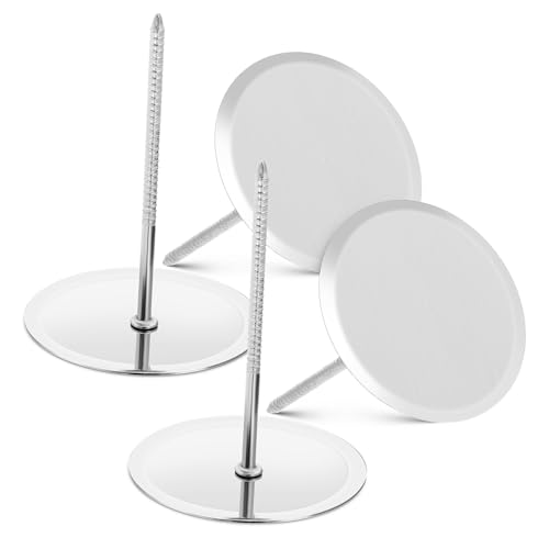 BESTonZON 4pièces Clous à Pâtisserie Acier Inoxydable pour Décoration De Gâteaux Fleuris Outils De Confection De Pétales Fleurs Glaçage Accessoires pour Cupcakes Et Pâtisserie