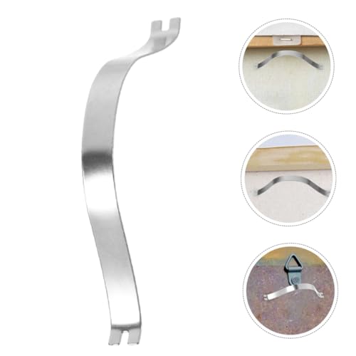 Image of Unomor 400pcs Aluminum Alloy Picture Frame Spring Clips Secure Backing Hardware for Photos Design for Easy Installation and Use