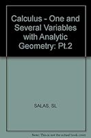 Calculus - One and Several Variables with Analytic Geometry 047187549X Book Cover