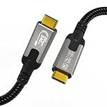 CABLAPTOP usb c 0.5m,20Gbps USB C Data Cable,USB 3.2 Gen2x2 Cable 240W Fast Charge,Data Transfer Cable Type C,8K@30Hz,4K@144Hz USB C Video Cable for MacBook Pro,iPhone 16 Pro Max,Hub,Studio Display