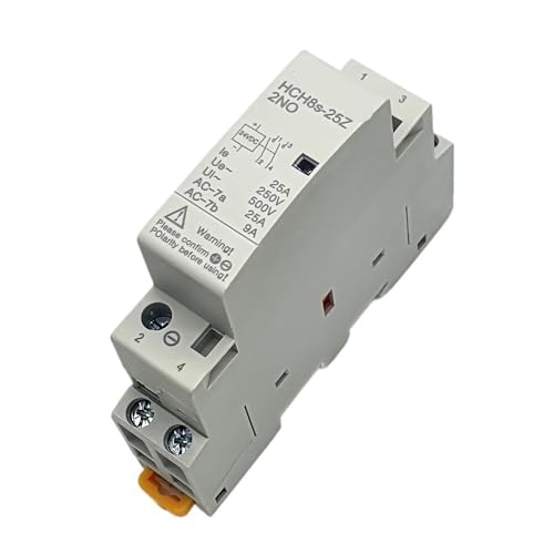 Contacteur DC 2P 25A HCH8s bobine multi-tension basse consommation basse chaleur 2NO