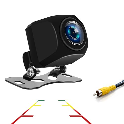 Image of 1080P Car Reverse Camera with Night Vision, 170 Angle, CVBS Switch | IP69 Protection Suits Wet Conditions; AHD 1920 x 1080P Output Gives Clear Rear View for Cars, Pickups, Trucks, SUVs and RVs