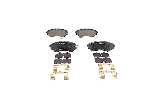 Bosch BP1213 - Pastiglie Freni Auto, Asse Anteriore - Qualità Bosch - Riduzione Del Rumore E Della Polvere - Certificazione ECE-R90 - Senza Rame - 1 Confezione Da 4 Pastiglie