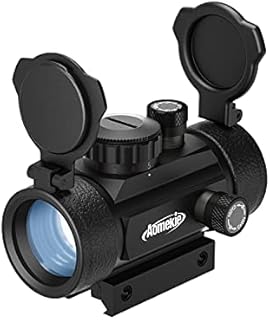 AOMEKIE Airsoft Red Dot Sight Scope Reflex Sight Rifle Scope 30mm Multi-Coated Lens with 22mm/11mm Weaver Picatinny Rail Mount for Hunting Shooting