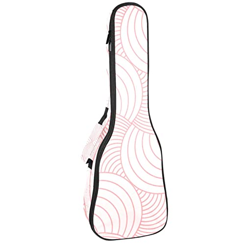 Sac de rangement pour ukulélé soprano et concert avec housse rembourrée motif mouton
