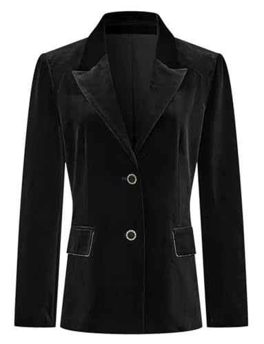Blazer en velours femme chic pour un dîner élégant et une tenue de smoking décontractée