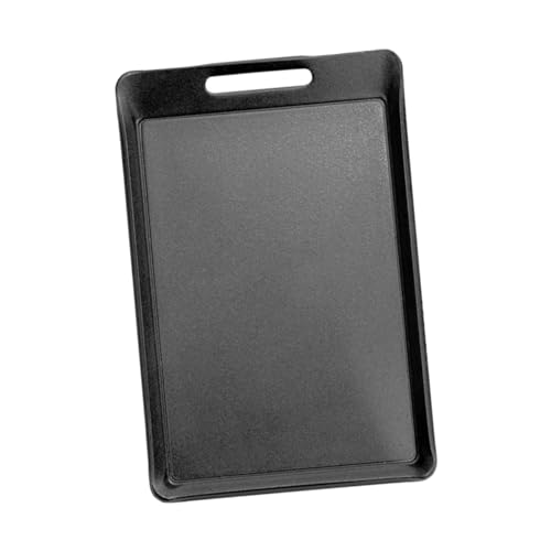 UTHCLO 1Pieza Placa de Barbacoa de Hierro Práctica para Acampar Parrilla de Pescado y Sartenes para Asar Diseño Duradero y Calor