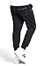 BINPAW Kids Cotton Pull On Active Sports Jogging Sweat Pants with Pockets for Little Boys & Big Boys, Black, Age 11T-12T (11-12 Years) = Tag 160
