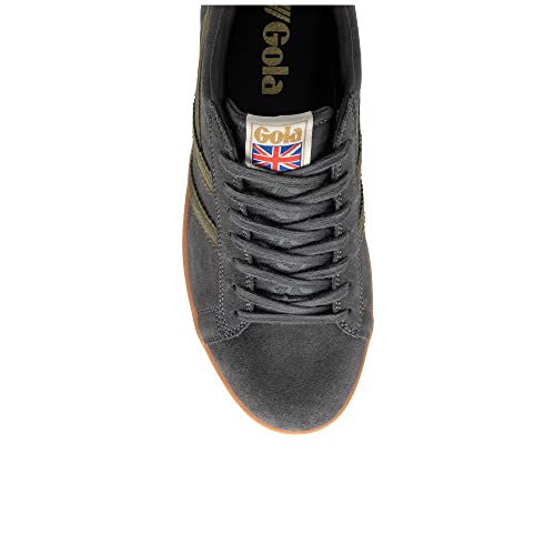 Image of Gola Equipe Suede - Sneakers for Men - Contrasting Wingflash - Heel Return - Durable Cupsole - Low Silhouette