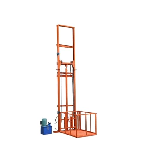 L'elevatore del materiale è realizzato in materiale d'acciaio for garantirne la stabilità, rendendolo molto adatto for l'uso in magazzini e banchine di carico.