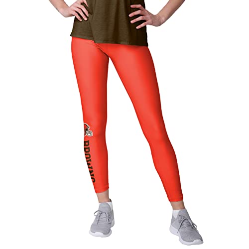 Leggings FOCO NFL marca sólida para mujer talla S con ajuste elástico de alta densidad