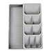 Froiny Silverware Organizer sztućce rozszerzalne separatory taca do przechowywania szuflad kuchennych i sztućców