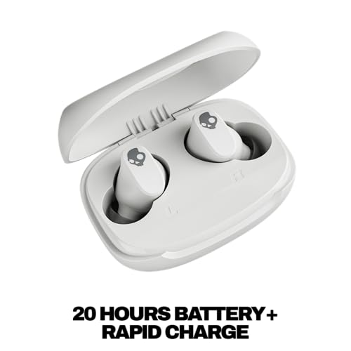 Image of Skullcandy Smokin' Buds 360 Wireless Noise Isolating Earbuds - Bone