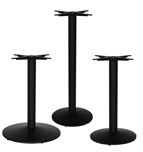 ZStyle Base de table – Pied de table – Pied – Métal – Table basse – Base ronde – Pour Bar Restaurants Catering Bistrot – Pied central – Intérieur/Extérieur (G755 : diamètre base 43 cm/h 73 cm)
