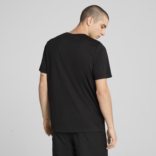 Image of Puma Men Polyester Solid Regular Fit Tees