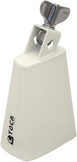 Toca 4424-T Contemporary Series Cowbell, High Cha Cha - White Powder Coat