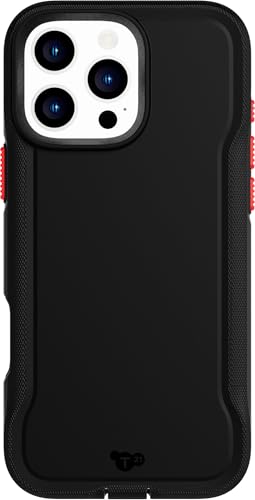 Funda iPhone 16 Pro Max tech21 EvoPro negra para viajes y aventura