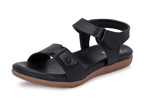 Image of Karaddi Women's Fashion Sandals | Women's Flat Heels | Stylish Ankel Strap Sandal for Ladies