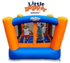 Blast Zone Little Bopper - Inflatable Bounce House with Blower - Indoor/Outdoor - Portable - Sets Up in Seconds