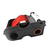 DUZHIHOZL 045105 Nastro monocromatico rosso 1000 stampe 45105 Adatto for Fargo C50 DTC1000 DTC1250e DTC400 DTC4000 DTC4250e Parti di ricambio(Sliver)