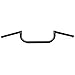 Krator Motorcycle Handlebar 7/8" Black Steel Cafe Racer Clubman Style Bobber Custom