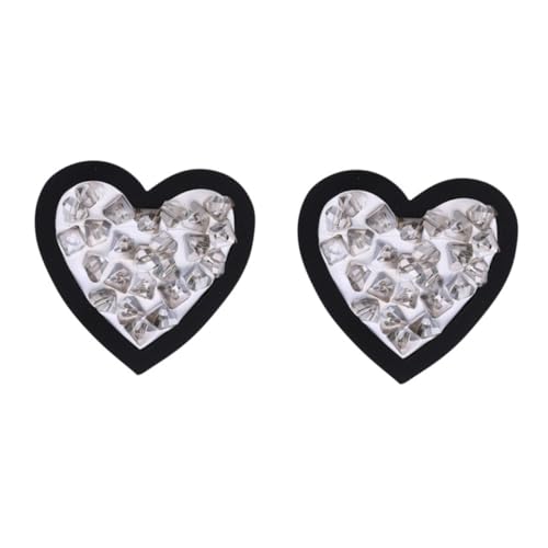 Beavorty 1Par Pendientes Resina Con Rhinestones Para Mujer De Oído Elegantes y Único