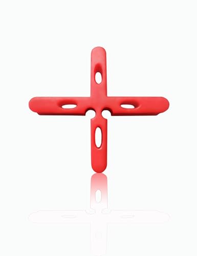 1/4 inch Width 5/8 inch Height Red Leveling Spacer Leveling Clips Outdoor Bricklaying Spacer Thick Slab Paver Garden Floor.