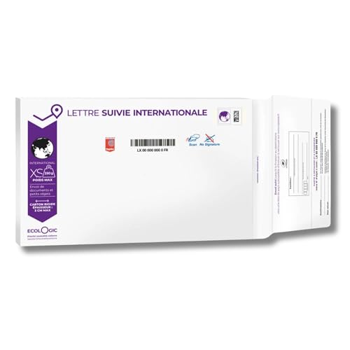 Lettre Suivie Internationale XS Enveloppe C5 Suivi Prêt à Poster La Poste
