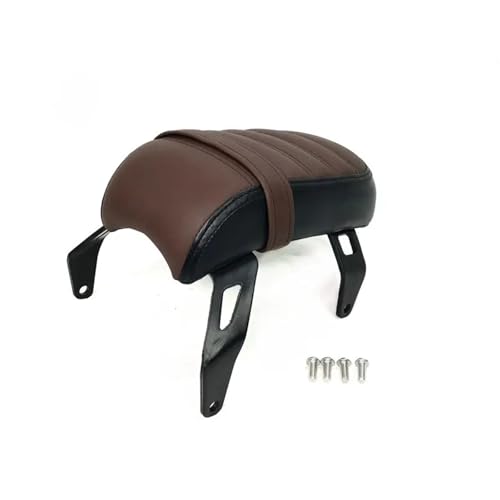 Respaldo de barra sissy y asiento trasero para rutas de fin de semana en moto