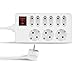 Produktbild REV Steckdosenleiste - Mehrfachsteckdose mit Schalter 9-Fach, 6X Euro, 3X Schuko, 1,4m, 3500W