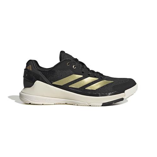 adidas Herren Crazyquick Lightstrike Padel Shoes, Off White/core Black/Gold met., 42 EU – Ansicht 2